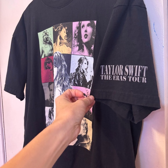 Taylor Swift official Black Eras Tour Shirt - Picture 2 of 4